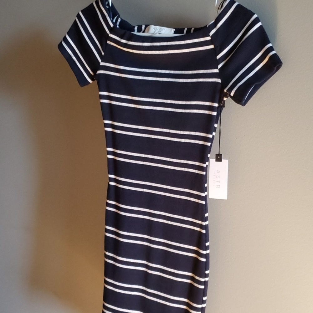 ASTR striped dress size xs